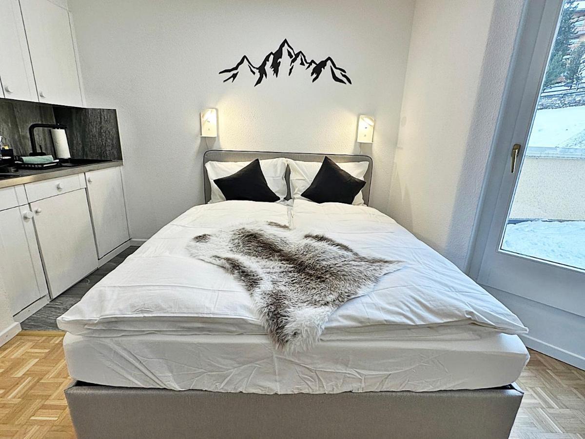 Kleines Juwel, Zentral, Mit Garage Und Pool - Cb102 St. Moritz Exterior foto