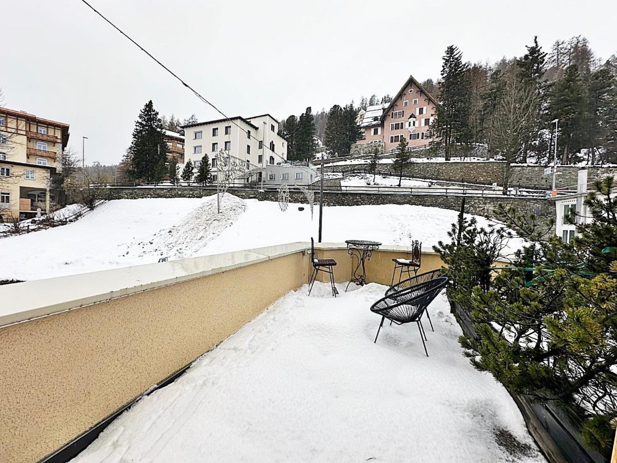 Kleines Juwel, Zentral, Mit Garage Und Pool - Cb102 St. Moritz Exterior foto